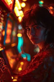 Slot mesin video berwarna cerah dengan simbol tradisional dan modern